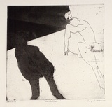 Artist: BALDESSIN, George | Title: not titled. | Date: 1965 | Technique: etching and aquatint, printed in black ink, from one plate