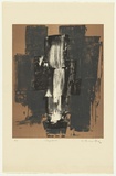 Artist: b'King, Grahame.' | Title: b'Suspense' | Date: 1974 | Technique: b'lithograph, printed in colour, from two stones [or plates]'