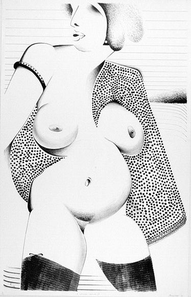Artist: b'Powditch, Peter.' | Title: b'A natural woman III' | Date: 1970 | Technique: b'lithograph, printed in black ink, from one plate' Artist: b'Powditch, Peter.' | Title: b'A natural woman III' | Date: 1970 | Technique: b'lithograph, printed in black ink, from one plate'