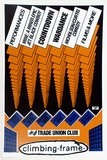 Artist: MERD INTERNATIONAL | Title: Poster: Climbing frame | Date: 1983 | Technique: screenprint