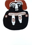 Artist: PWERLE, Angelina | Title: not titled | Date: 1990 | Technique: screenprint, printed in colour, from multiple stencils