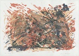 Artist: MEYER, Bill | Title: Midbar landscape. | Date: 1994 | Technique: screenprint, printed in five colours, from five screens | Copyright: © Bill Meyer