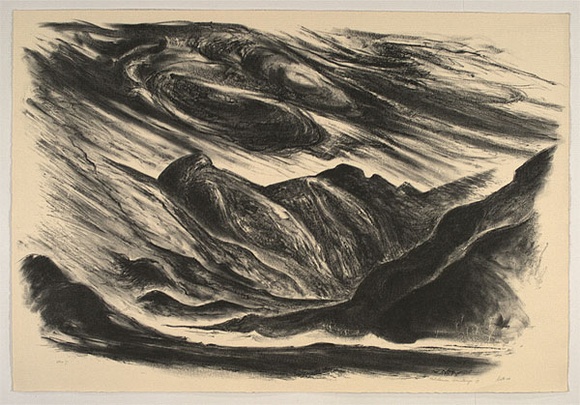 Artist: b'Trenfield, Wells.' | Title: b'Melaleuca landscape IX' | Date: 1986 | Technique: b'lithograph, printed in black ink, from one stone' Artist: b'Trenfield, Wells.' | Title: b'Melaleuca landscape IX' | Date: 1986 | Technique: b'lithograph, printed in black ink, from one stone'