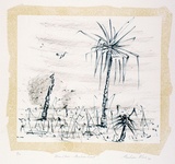 Artist: KING, Grahame | Title: Near Obiru - Arnhem Land | Date: 1984 | Technique: lithograph, printed in colour, from three stones [or plates]