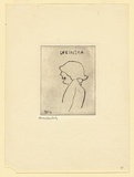 Artist: b'Brodzky, Horace.' | Title: b'Leginska.' | Date: 1919 | Technique: b'etching, printed in black ink, from one plate'