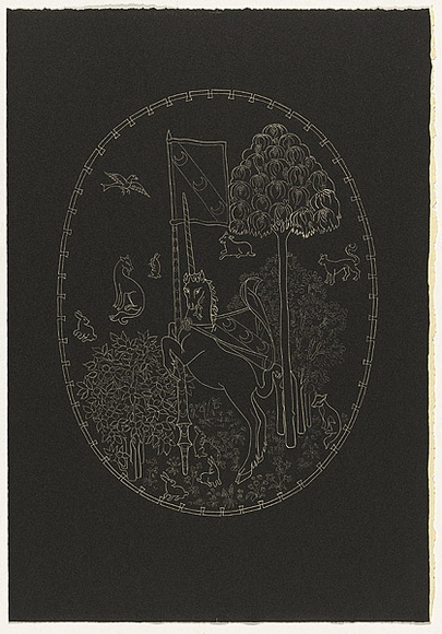 Artist: b'Rado, Ann.' | Title: b'The unicorn' | Date: 1996, May | Technique: b'lithograph, printed in black ink, from one stone' Artist: b'Rado, Ann.' | Title: b'The unicorn' | Date: 1996, May | Technique: b'lithograph, printed in black ink, from one stone'