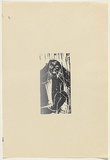 Artist: Johnson, Tim. | Title: not titled | Date: 1976 | Technique: woodcut, printed in black ink, from one block | Copyright: © Tim Johnson