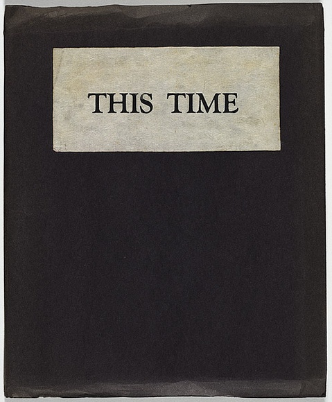 Artist: b'MADDOCK, Bea' | Title: b'This time.' | Date: 1967-69 | Technique: b'linocuts, printed in black ink, each from one block; letterpress text' Artist: b'MADDOCK, Bea' | Title: b'This time.' | Date: 1967-69 | Technique: b'linocuts, printed in black ink, each from one block; letterpress text'