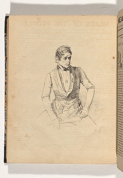 Artist: b'Nicholas, William.' | Title: b'The freemason (J. Pashley)' | Date: 1847 | Technique: b'pen-lithograph, printed in black ink, from one plate'