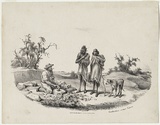 Artist: SCHRAMM, Alexander | Title: Civilisation versus nature. | Date: 1859 | Technique: lithograph, printed in black ink, from one stone