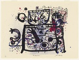 Artist: Olsen, John. | Title: Aquarium. | Date: 1973 | Technique: lithograph, printed in colour, from three stones | Copyright: © John Olsen. Licensed by VISCOPY, Australia