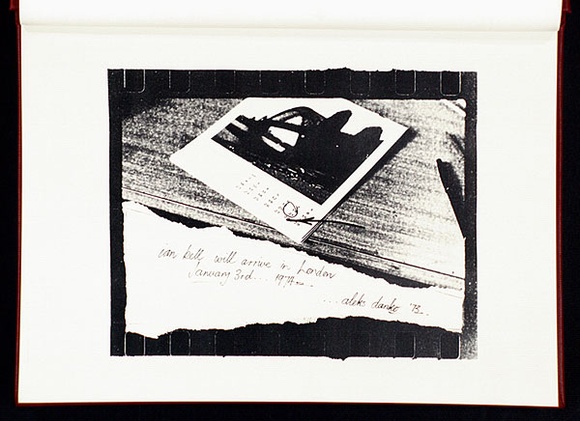 Artist: b'Danko, Aleks.' | Title: b'Ian Bell will arrive in London, January 3rd 1974.' | Date: 1974 | Technique: b'photocopy' Artist: b'Danko, Aleks.' | Title: b'Ian Bell will arrive in London, January 3rd 1974.' | Date: 1974 | Technique: b'photocopy'