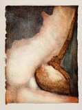 Artist: Boccalatte, Suzanne. | Title: Belly II. | Date: 1995 | Technique: colour monotype and drypoint