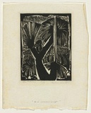 Artist: Ratas, Vaclovas. | Title: Western Australian landscape | Date: 1950 | Technique: wood-engraving, printed in black ink, from one block