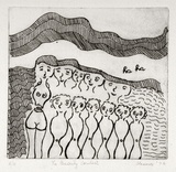 Artist: SHEARER, Mitzi | Title: the beauty contest | Date: 1978