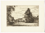 Artist: PLATT, Austin | Title: Frensham, Bowral | Date: 1952 | Technique: etching, printed in black ink, from one plate