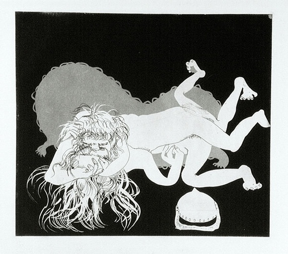 Artist: b'BOYD, Arthur' | Title: b'Then slip your mouth aside just as he is sure of it.' | Date: 1970 | Technique: b'etching and aquatint, printed in black ink, from one plate' | Copyright: b'Reproduced with permission of Bundanon Trust' Artist: b'BOYD, Arthur' | Title: b'Then slip your mouth aside just as he is sure of it.' | Date: 1970 | Technique: b'etching and aquatint, printed in black ink, from one plate' | Copyright: b'Reproduced with permission of Bundanon Trust'