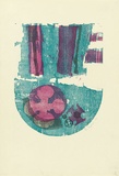 Artist: Kossatz, Les. | Title: Medals II | Date: 1965 | Technique: woodcut, printed in colour, from multiple blocks | Copyright: © Les Kossatz. Licensed by VISCOPY, Australia