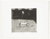 Artist: McKenna, Noel. | Title: Dog. | Date: 1982 | Technique: aquatint, etching, drypoint | Copyright: © Noel McKenna