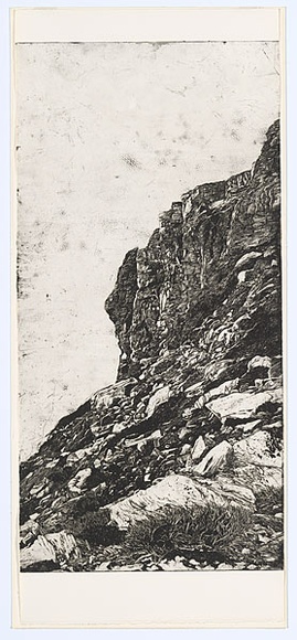 Artist: b'ARNOLD, Raymond' | Title: b'Imaginary landscape - eighteen months in Tasmania.' | Date: 1984 | Technique: b'etching and aquatint, printed in black ink, from one plate' Artist: b'ARNOLD, Raymond' | Title: b'Imaginary landscape - eighteen months in Tasmania.' | Date: 1984 | Technique: b'etching and aquatint, printed in black ink, from one plate'