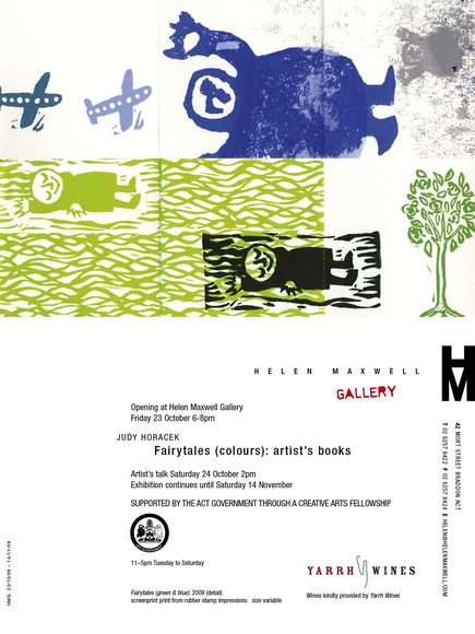 Judy Horacek: Fairytales (colours): artist's books. Judy Horacek: Fairytales (colours): artist's books.