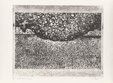 Artist: MEYER, Bill | Title: Pebbled cloud and crossing. | Date: 1981 | Technique: photo-etching, aquatint and drypoint, printed in black ink, from one plate | Copyright: © Bill Meyer