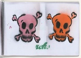 Title: Chickenpox | Date: 2003-2004 | Technique: stencil, printed with colour aerosol paint, from multiple stencils