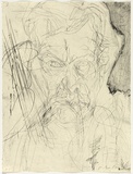 Artist: b'PARR, Mike' | Title: b'not titled.' | Date: 1995 | Technique: b'etching, printed in black ink, from one plate; lithograph, printed in black ink, from one stone'