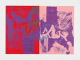 Artist: MEYER, Bill | Title: Correspondences (Baudelaire). | Date: 1970 | Technique: screenprint, printed in seven colours, from two hand cut screens, one block out reduction screen, one hand drawn photo screen and one photo ortho screen | Copyright: © Bill Meyer