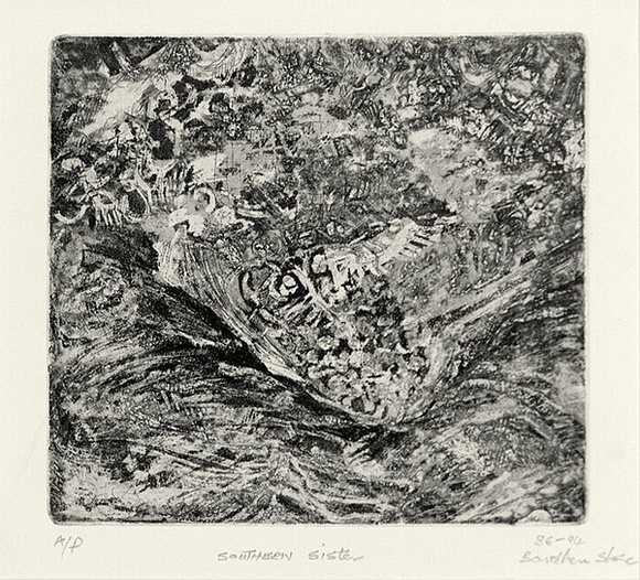 Artist: b'STONE, T.M. (Bauxhau)' | Title: b'Southern sister' | Date: 1986