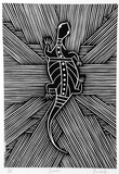 Artist: Marika, Banduk. | Title: Djanda | Date: 1984 | Technique: linocut, printed in black ink, from one block