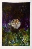 Artist: b'Shearer, Mitzi.' | Title: b'not titled' | Date: 1979 | Technique: b'etching, 2nd cut printed as monotype in colour from one  plate'