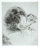 Artist: BOYD, Arthur | Title: (Figures in a haystack) [variant I]. | Date: 1970 | Technique: etching, printed in black ink, from one plate | Copyright: Reproduced with permission of Bundanon Trust