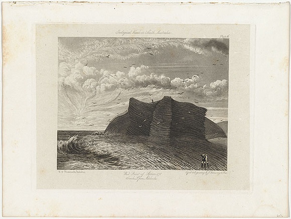 Title: b'West point of section 478, 16 miles S from Adelaide.' | Date: 1855-56 | Technique: b'etching, engraving, aquatint, roulette, printed in black ink, from one copper plate' Title: b'West point of section 478, 16 miles S from Adelaide.' | Date: 1855-56 | Technique: b'etching, engraving, aquatint, roulette, printed in black ink, from one copper plate'