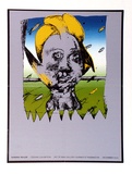 Artist: RENDOTH, Graham | Title: Sandra Taylor ceramic exhibition, Art of Man Gallery, Paddington | Date: 1977 | Technique: screenprint, printed in colour, from multiple stencils