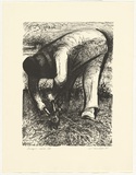 Artist: Counihan, Noel. | Title: Pruning the vines. | Date: 1981 | Technique: lithograph, printed in black ink, from one zinc plate