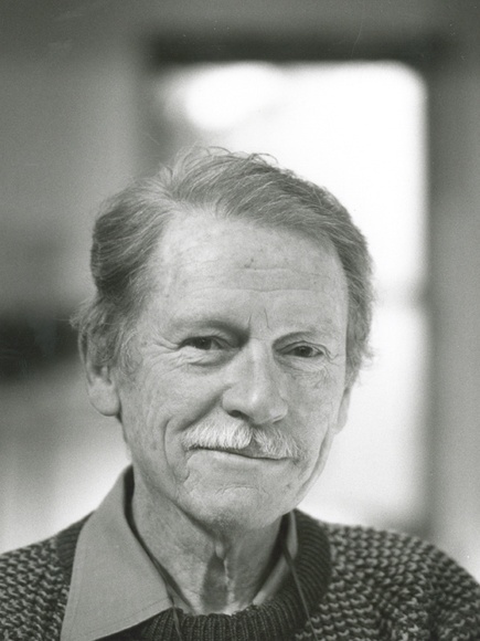 Artist: b'Heath, Gregory.' | Title: b'Portrait of Guy Warren, Australian painter and printmaker, 1990' | Date: 1990 Artist: b'Heath, Gregory.' | Title: b'Portrait of Guy Warren, Australian painter and printmaker, 1990' | Date: 1990
