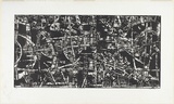 Artist: Kemp, Roger. | Title: Horizontal two. | Date: c.1975 | Technique: etching, printed in black ink, from one magnesium plate