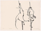 Artist: b'Cullen, Adam.' | Title: b'Landscape' | Date: 2003 | Technique: b'drypoint, printed in black ink, from one perspex plate'