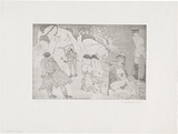 Artist: WALKER, Murray | Title: Innocent maiden. | Date: 1976 | Technique: etching and aquatint, printed in black ink, from one plate