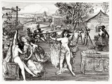 Artist: Conder, Charles. | Title: The maypole. | Date: 1905 | Technique: transfer-lithograph, printed in black ink, from one stone