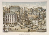 Artist: Freedman, Harold. | Title: Bourke Street. | Date: 1962 | Technique: lithograph