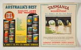 Artist: Burdett, Frank. | Title: Cover for Tasmania the wonderland. | Date: 1940 | Technique: lithograph, printed in colour, from multiple stones [or plates]