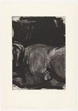 Artist: Tomescu, Aida. | Title: Panspermie II | Date: 1990 | Technique: etching, printed in black ink, from one copper plate | Copyright: © Aida Tomescu. Licensed by VISCOPY, Australia.