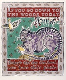 Artist: b'Red Planet Posters.' | Title: b'Feral cats' | Date: 1992 | Technique: b'screenprint, printed in colour, from nine stencils'