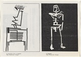 Artist: TWIGG, Tony | Title: Performance invitation: A puppet company Roslyn Oxley Gallery | Date: 1983 | Technique: photocopy | Copyright: © Tony Twigg. Licensed by VISCOPY, Australia