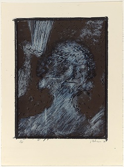 Title: not titled [Granada portrait 6] | Date: June 1979- February 1980 | Technique: lithograph, printed in colour, from multiple aluminium plates