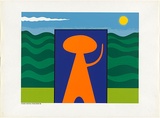 Artist: b'Illingworth, Michael.' | Title: b'Tawera' | Date: 1968 | Technique: b'screenprint, printed in colour, from multiple stencils'
