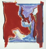 Artist: Morris, Robert J. | Title: (Series 89. no. 2) | Date: 1989 | Technique: lithograph, printed in colour from six stones