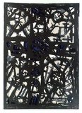 Artist: Kemp, Roger. | Title: Cruciform | Date: 1965 | Technique: lithograph, printed in colour, from three zinc plates; hand-coloured with synthetic polymer paint